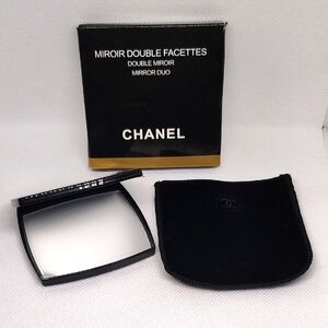 CHANEL Black Mirror Duo with Dust Bag. BNIB